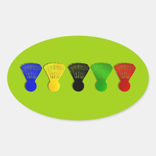 Sticker Ovale sport de billot (Devant)