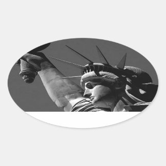Sticker Ovale Statue de la Liberté