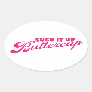 Sticker Ovale Stick It Up Buttcup rose