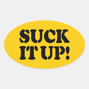 STICKER OVALE SUIS-LE !