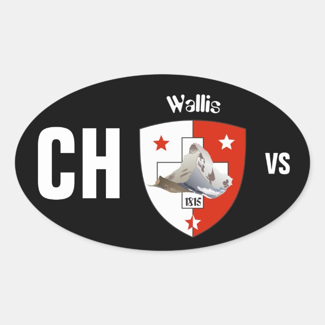 Sticker Ovale Suisse Svizzera Svizra Switzerland Kleber (Devant)