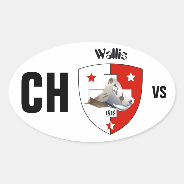 Sticker Ovale Suisse Svizzera Svizra Switzerland Kleber (Devant)