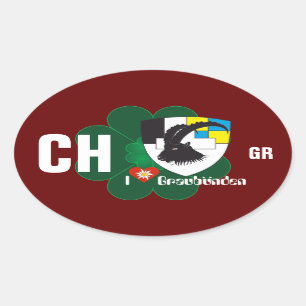 Sticker Ovale Suisse Svizzera Svizra Switzerland Kleber