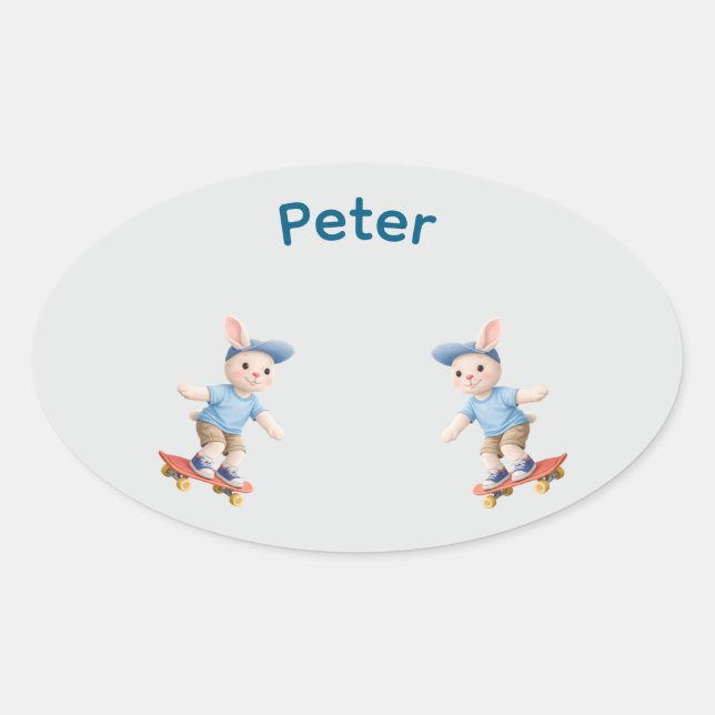 Sticker Ovale Sweet Collection (Devant)