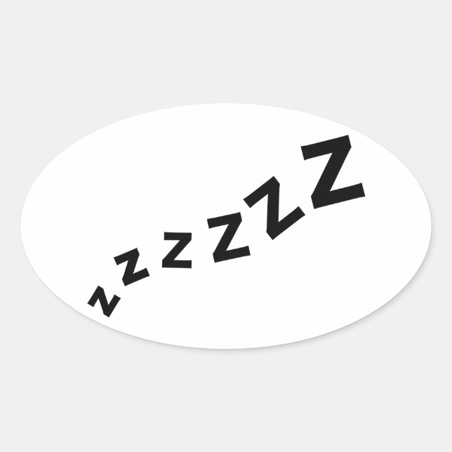 Sticker Ovale Szz de la Snore (Devant)