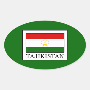 Sticker Ovale Tadjikistan