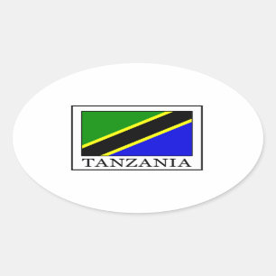 Sticker Ovale Tanzanie