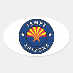 Sticker Ovale Tempe Arizona