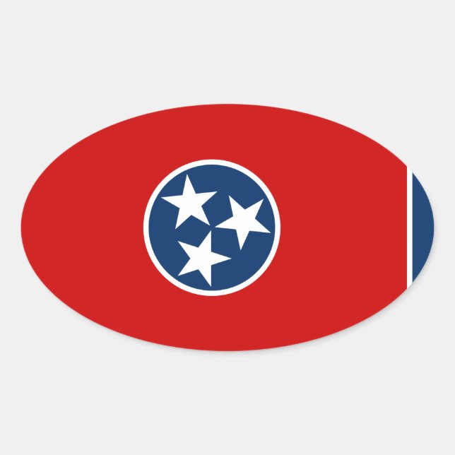 Sticker Ovale Tennessee (Devant)