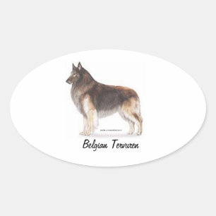 Sticker Ovale Tervuren belge