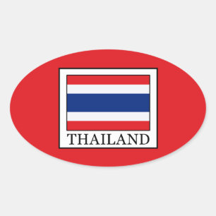 Sticker Ovale Thaïlande