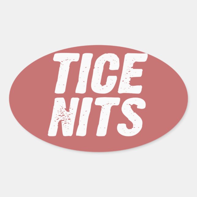 STICKER OVALE TICE NITS (Devant)