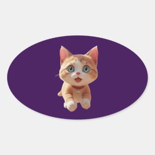 Sticker Ovale Tigueur de coeur - Poignets qui font fondre les âm