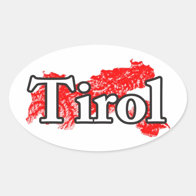 Sticker Ovale Tirol (Devant)