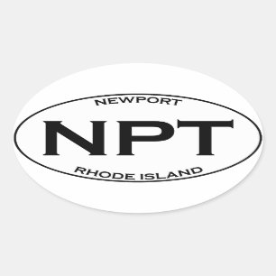 Sticker Ovale TNP - Newport Rhode Island