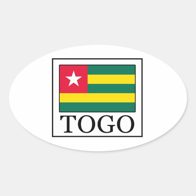 Sticker Ovale Togo (Devant)
