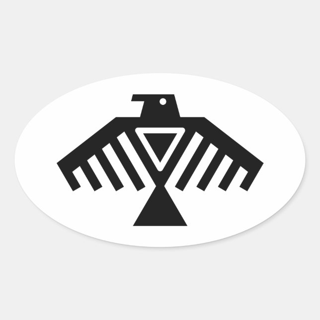 Sticker Ovale tonnerre (Devant)