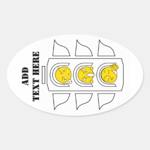 Sticker Ovale Toutes Occasions_