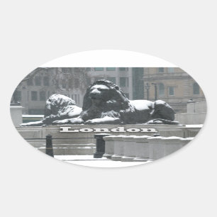 Sticker Ovale Trafalgar Square Londres
