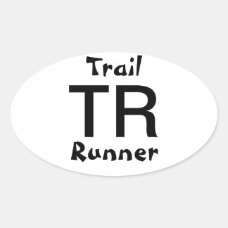 Sticker Ovale Trail Runner