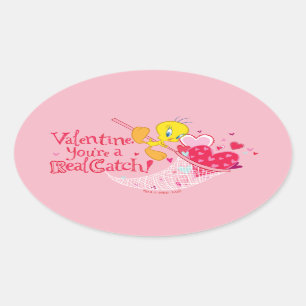 Sticker Ovale TWEETY™ - Vous êtes un vrai parti