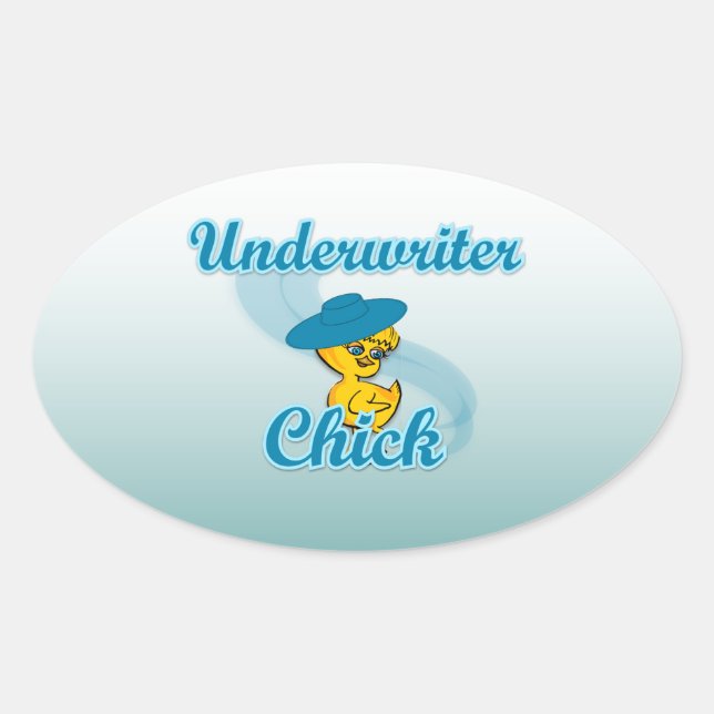 Sticker Ovale Underwriter Chick #3.png (Devant)