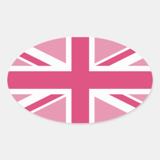 Sticker Ovale Union Jack