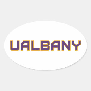 Sticker Ovale Université de Albany Wordmark