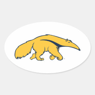 Sticker Ovale Université de Californie, Irvine Anteater