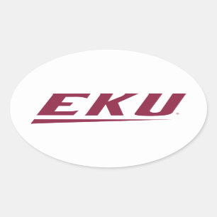 Sticker Ovale Université du Kentucky oriental   EKU