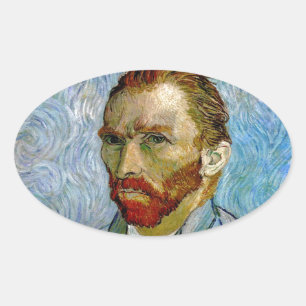 Sticker Ovale Van Gogh Autoportrait