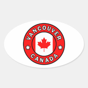 Sticker Ovale Vancouver Canada