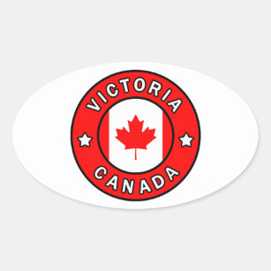 Sticker Ovale Victoria Canada