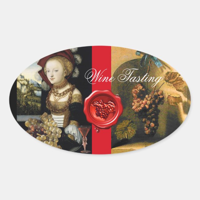 STICKER OVALE VINEYARD VIN ANTIQUE GRÂCE AU VINEYARD SAVOIR-FAIR (Devant)