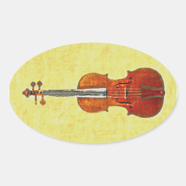 STICKER OVALE VIOLIN (Devant)