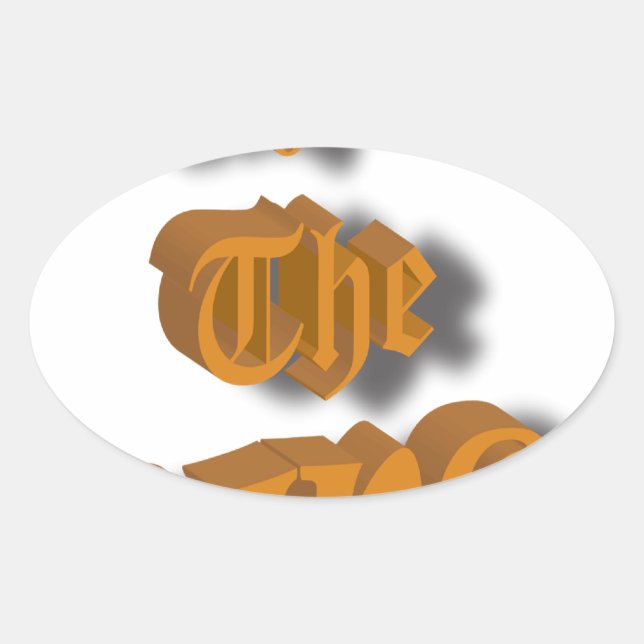 Sticker Ovale Vive Le Roi Nice Design transparent (Devant)