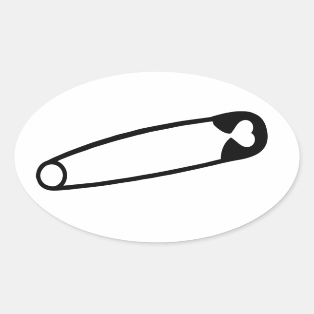 Sticker Ovale Vous êtes en sécurité avec moi... (Devant)