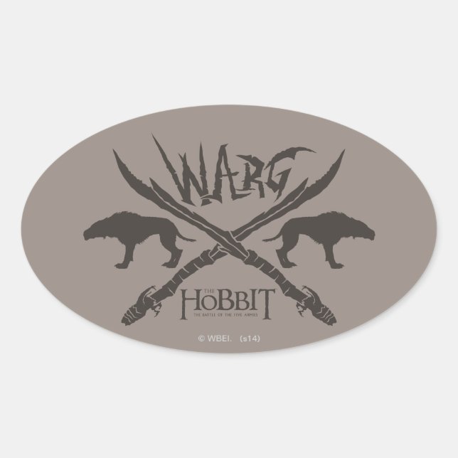 Sticker Ovale Warg Movie Icon (Devant)