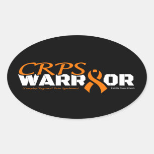 STICKER OVALE WARRIOR....CRPS