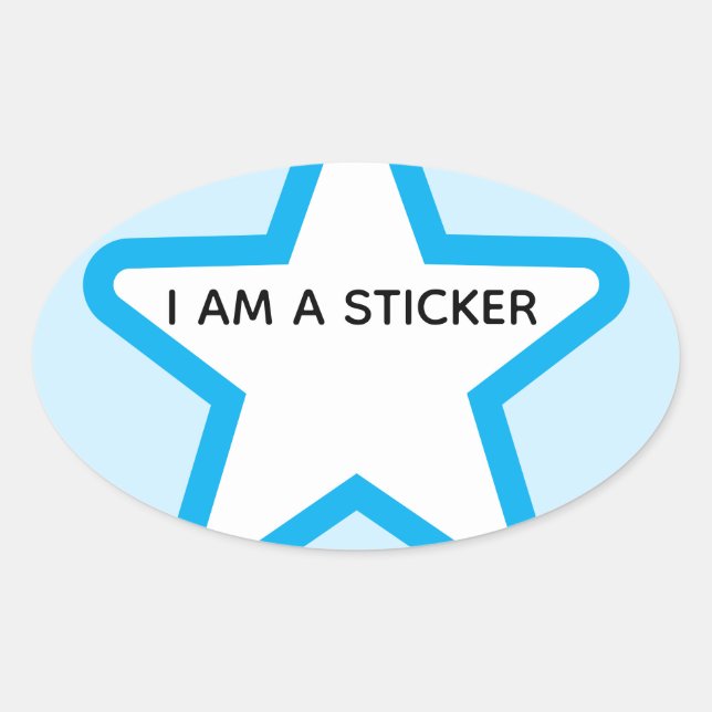 Sticker Ovale wegbawrgawe (Devant)