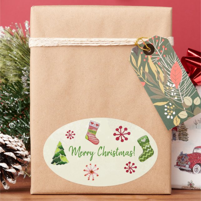 Sticker Ovale Whimsey (vacances)