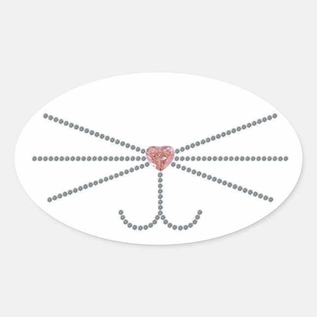 Sticker Ovale Whiskers (Devant)