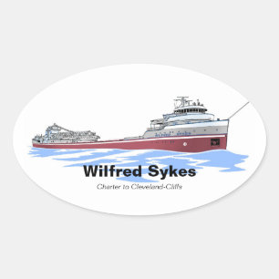 Sticker Ovale Wilfred Sykes Cleveland Cliffs