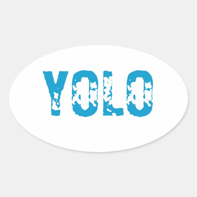 STICKER OVALE YOLO (Devant)