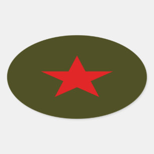 Sticker Ovale Yougoslavie étoile rouge