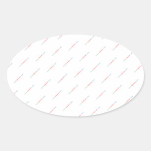 Sticker Ovale your logo personalized