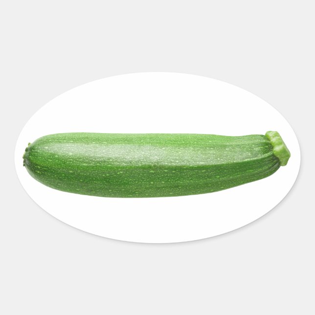 Sticker Ovale Zucchini (Devant)