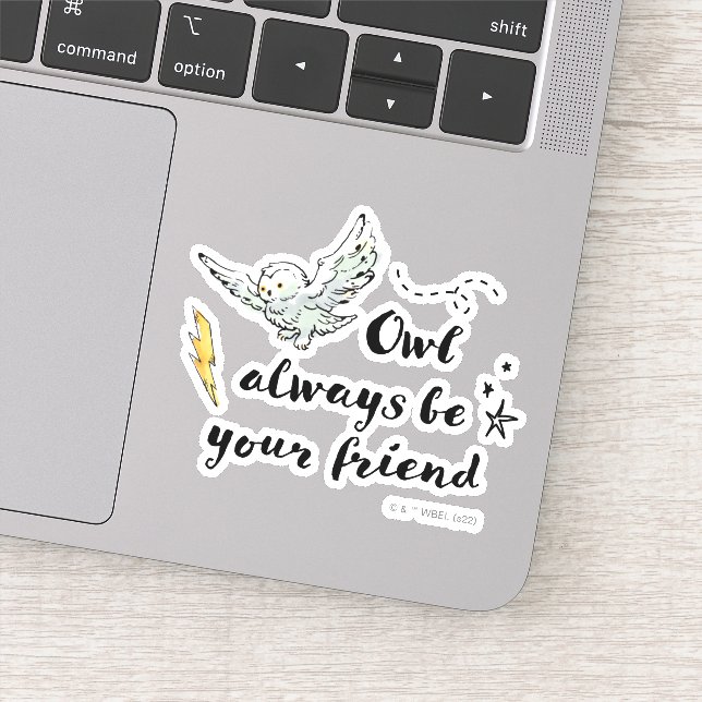 Sticker Owl Soyez Toujours Votre Ami (Détail)
