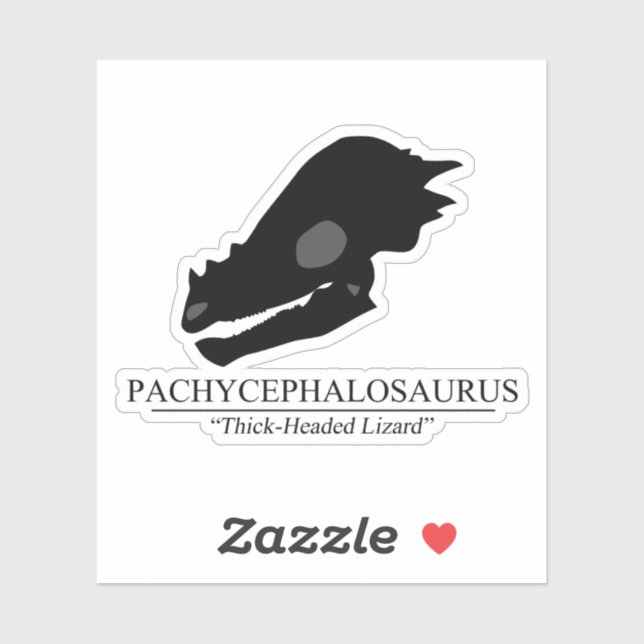 Sticker Pachycéphalosaure (Feuille)