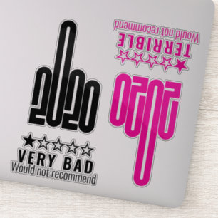 Sticker Pack 2020 Moyen Doigt Rose Pink Black 4